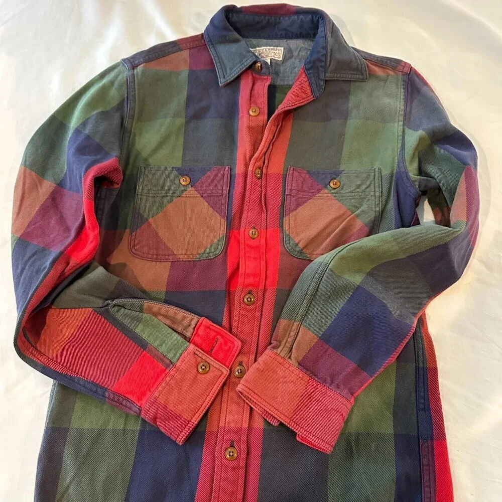 Jcrew Wallace & Barnes Flannel Twill Button Up